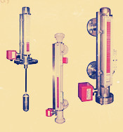 UQZ-55顶装式磁浮子液位计图